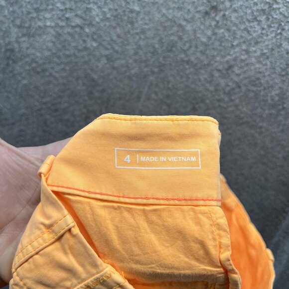 Vineyard Vines Shorts Womens 4 Orange Chino Stretch Casual Summer Beach Outdoors - Picture 10 of 12